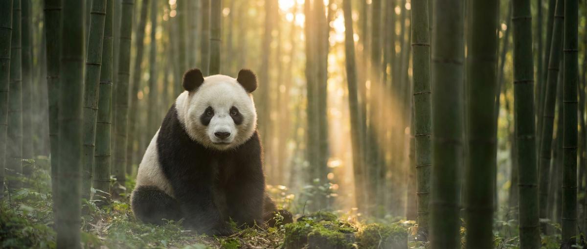 91熊猫竹林视频